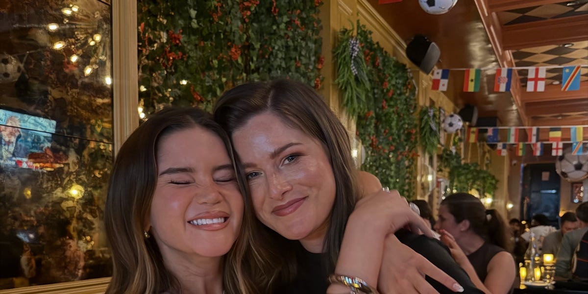 Maren Morris and Cassadee Pope seem to confirm romance with a kiss