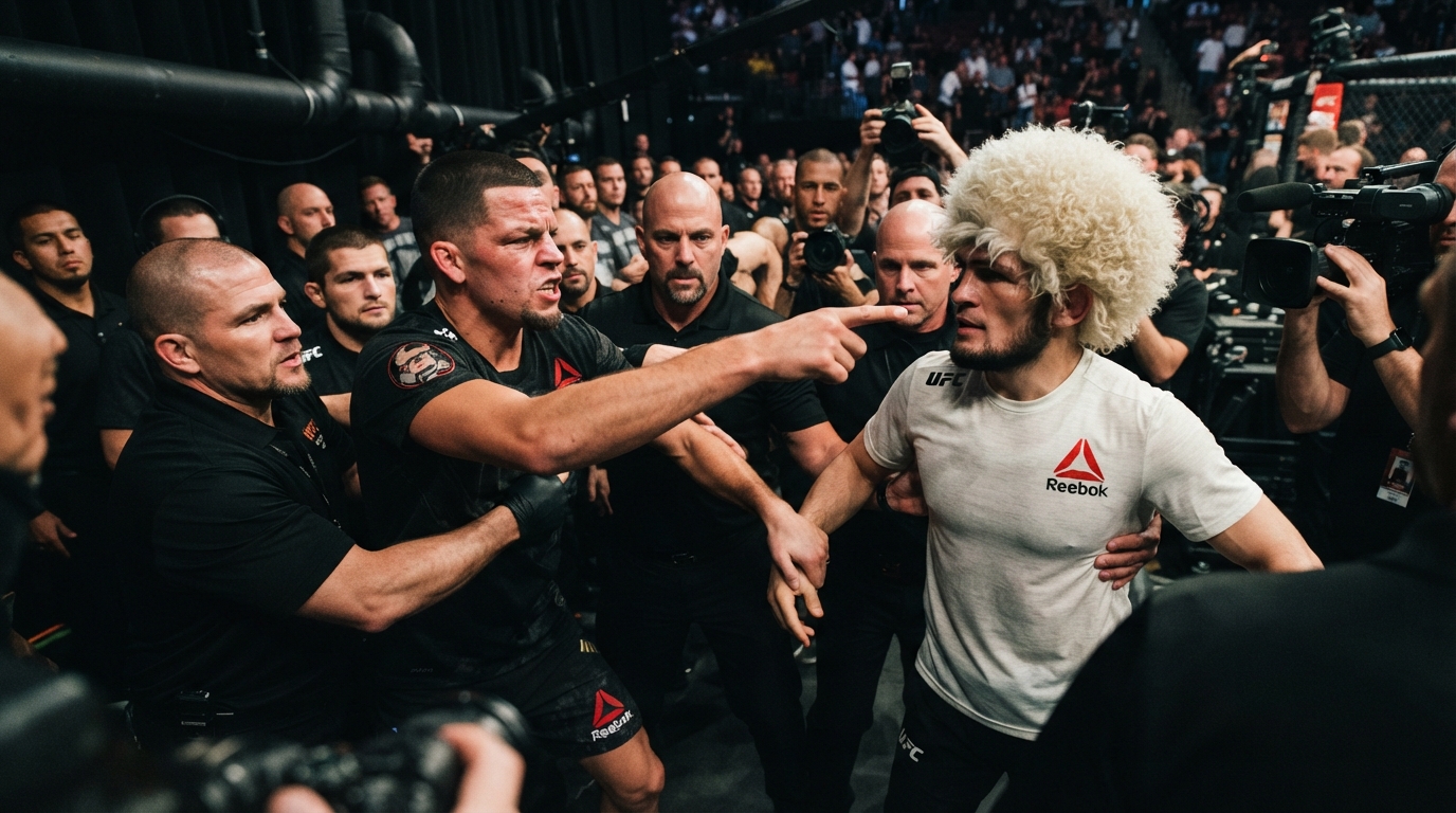 The bloody rivalry between Khabib and Nate Diaz that never happened