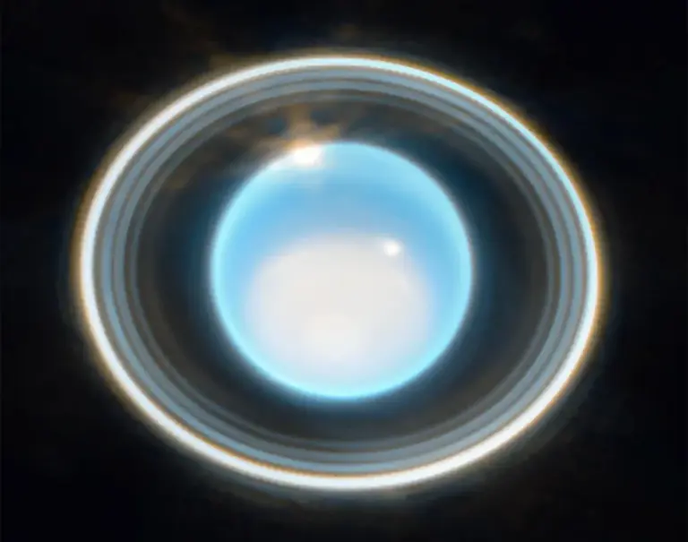 Hidden among Uranus’s rings, the James Webb Telescope just spotted a ...