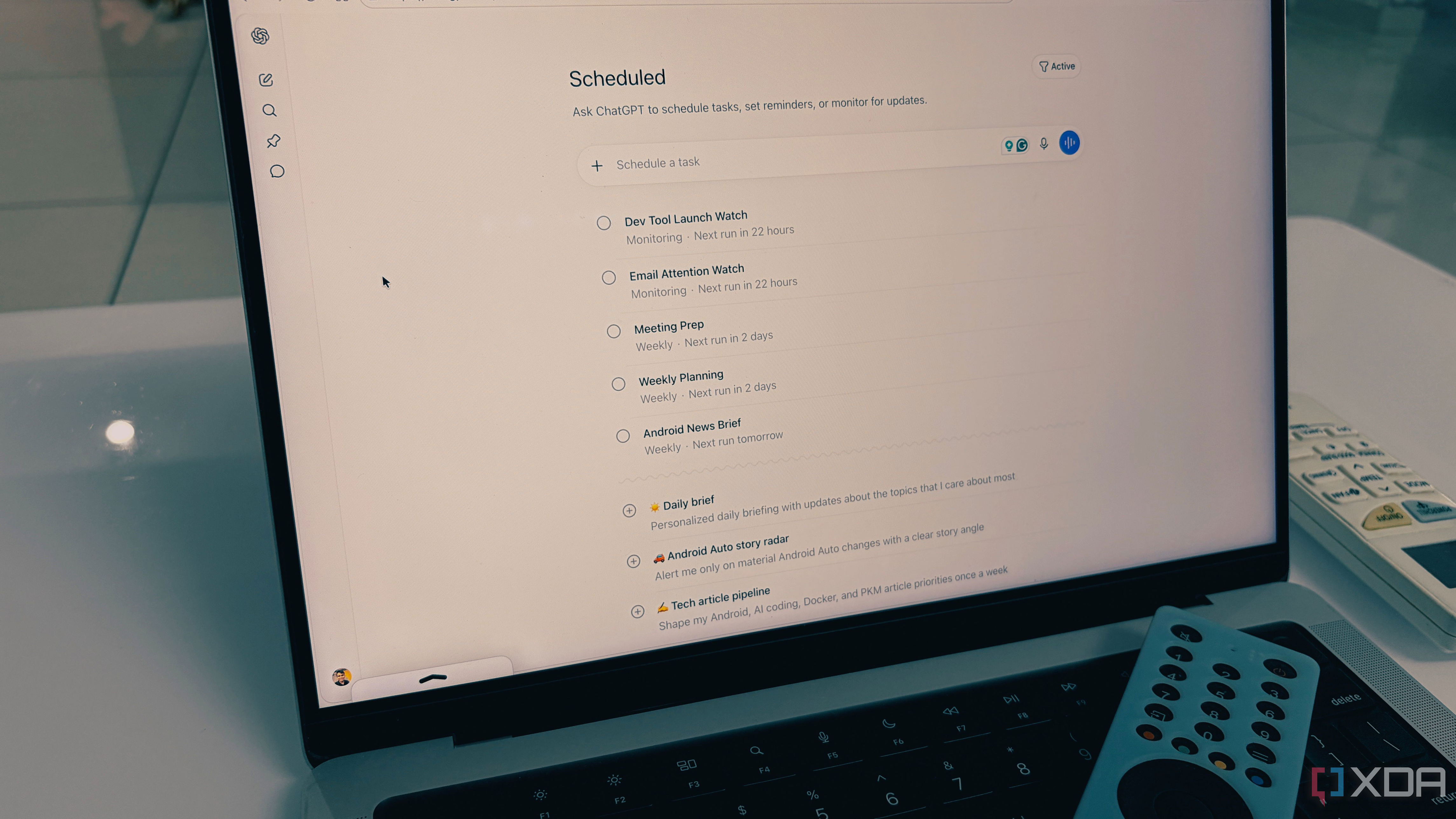I started scheduling tasks in ChatGPT and it's been a major ...