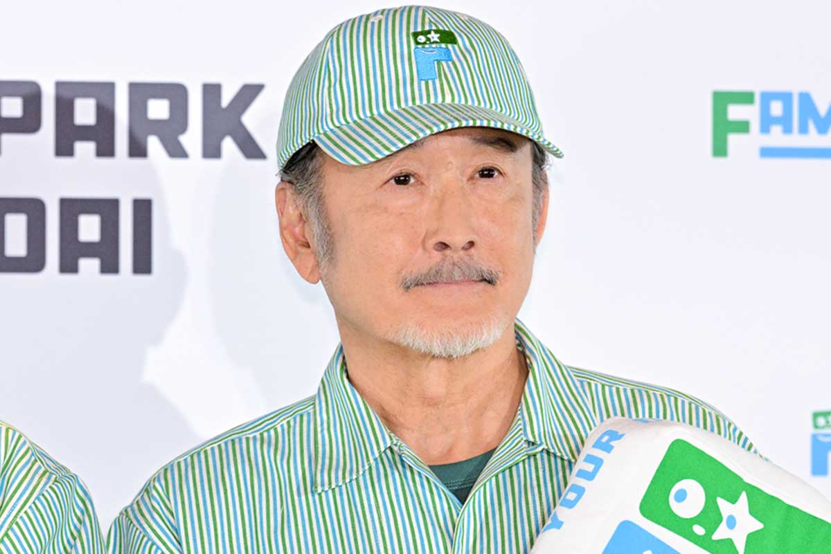 発表会に参加した吉田鋼太郎【写真：ENCOUNT編集部】