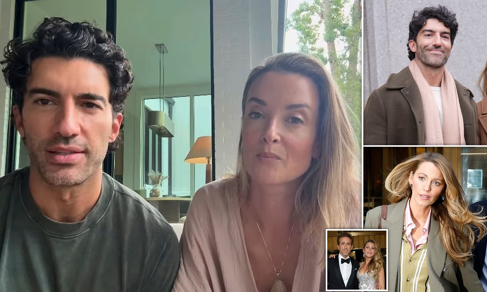 Justin Baldoni and wife Emily break two-year silence to slam Blake Lively for causing them pain