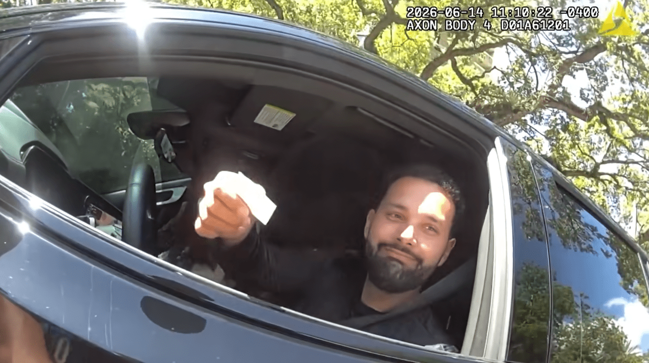 Bodycam shows Hialeah mayor getting pulled over after driving car with ...