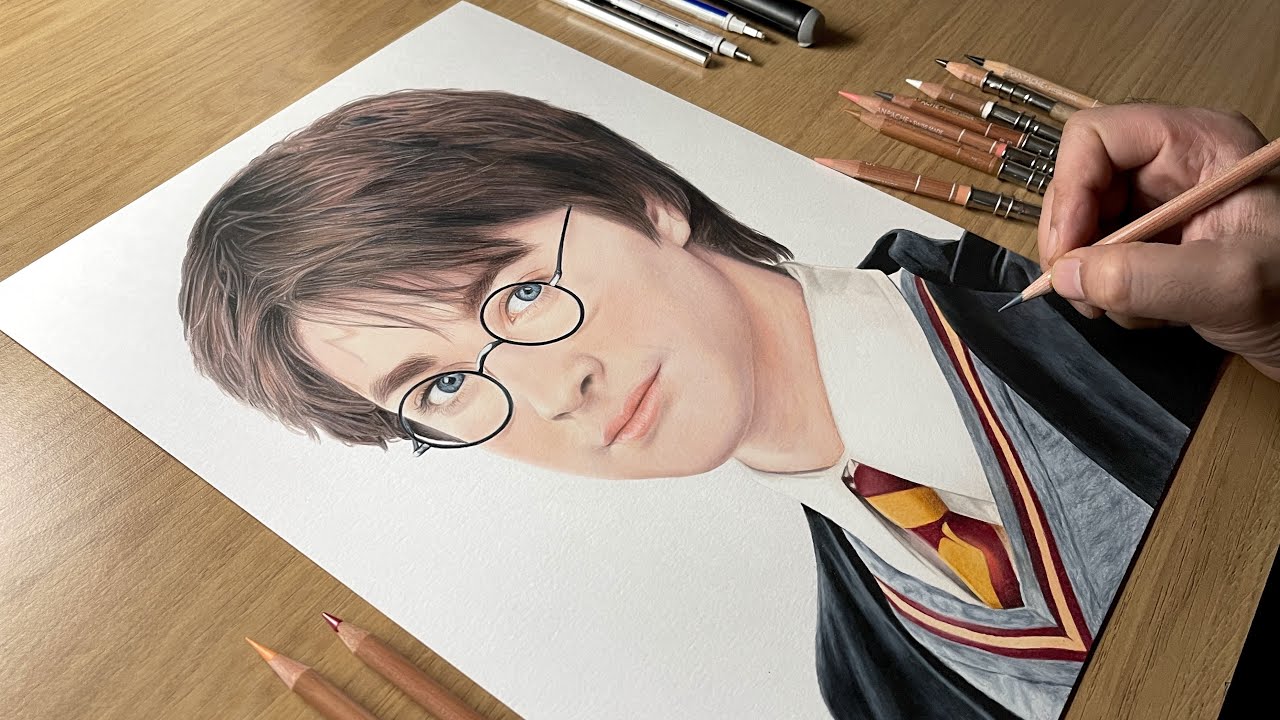 The artistic process behind a stunning Harry Potter drawing