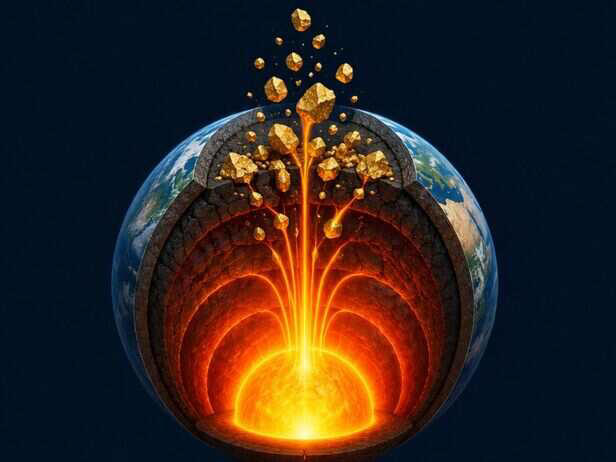 Earth’s core is secretly pushing ancient gold upward? Scientists find ...