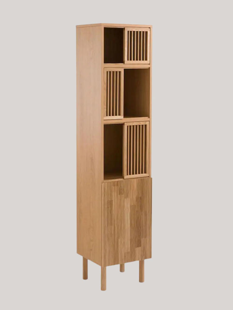 Slim storage designs that won't overpower a small room