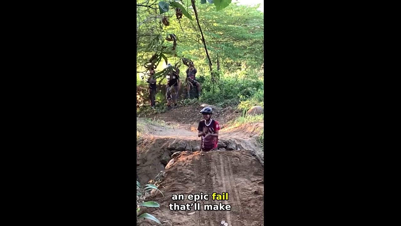 Epic bike fail: ramp jump gone wrong!