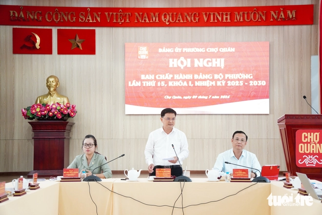Phó chủ tịch Nguyễn Mạnh Cường: Phường Chợ Quán đẩy mạnh giải ngân đầu tư công, phát triển phố ẩm thực