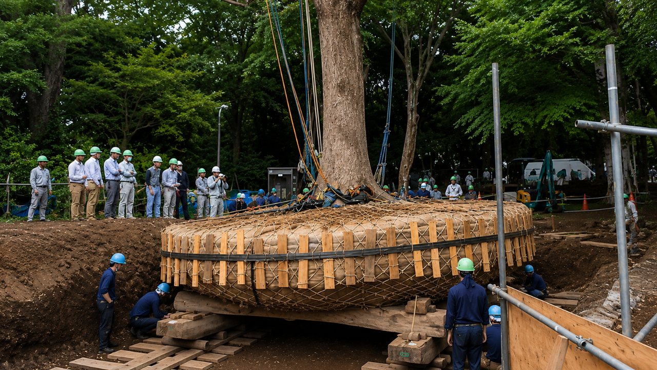 Japan does not cut down centuries-old trees for development. Instead ...