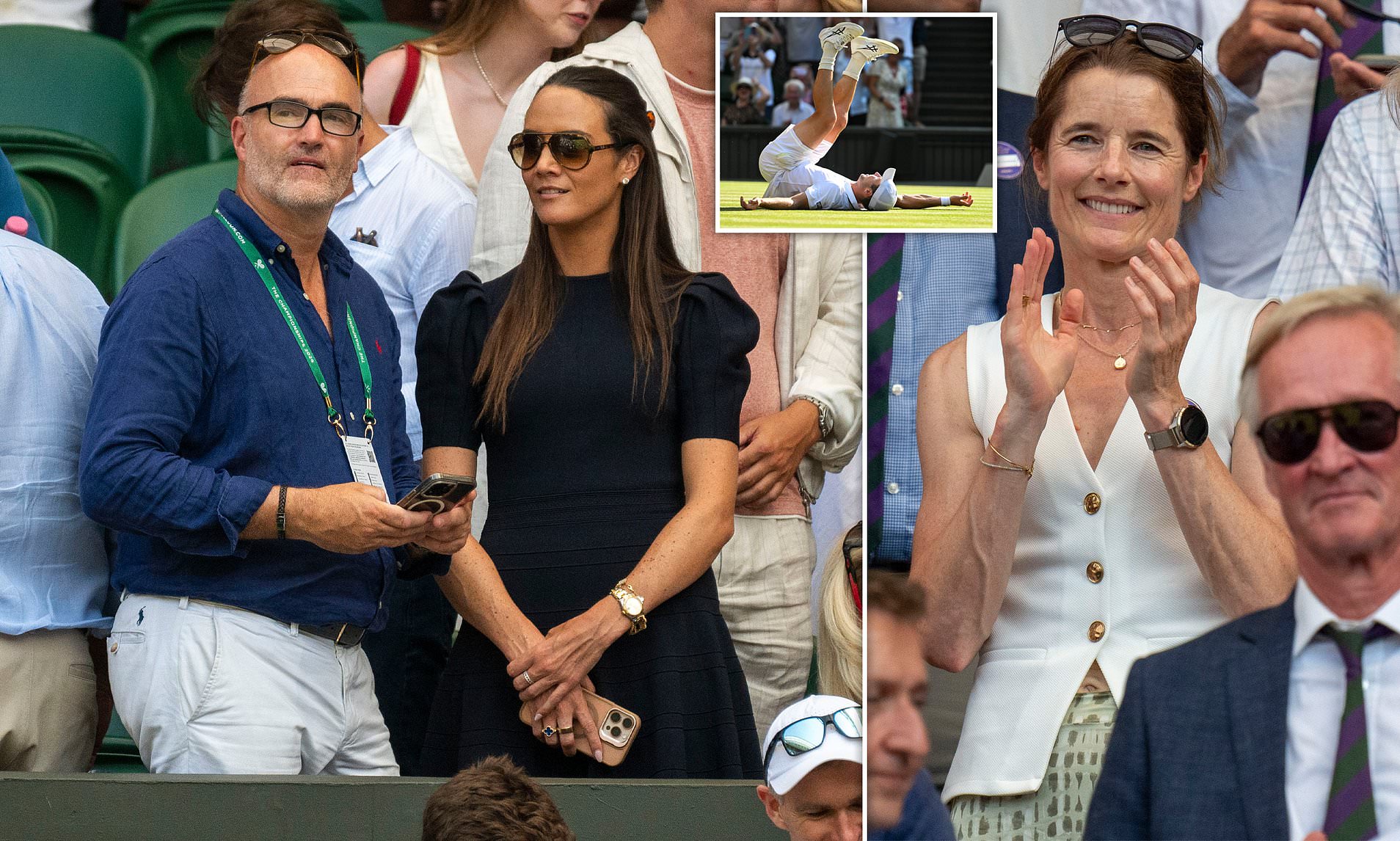 Arthur Fery's multi-millionaire father and mother watch as son triumphs in Wimbledon quarter-final