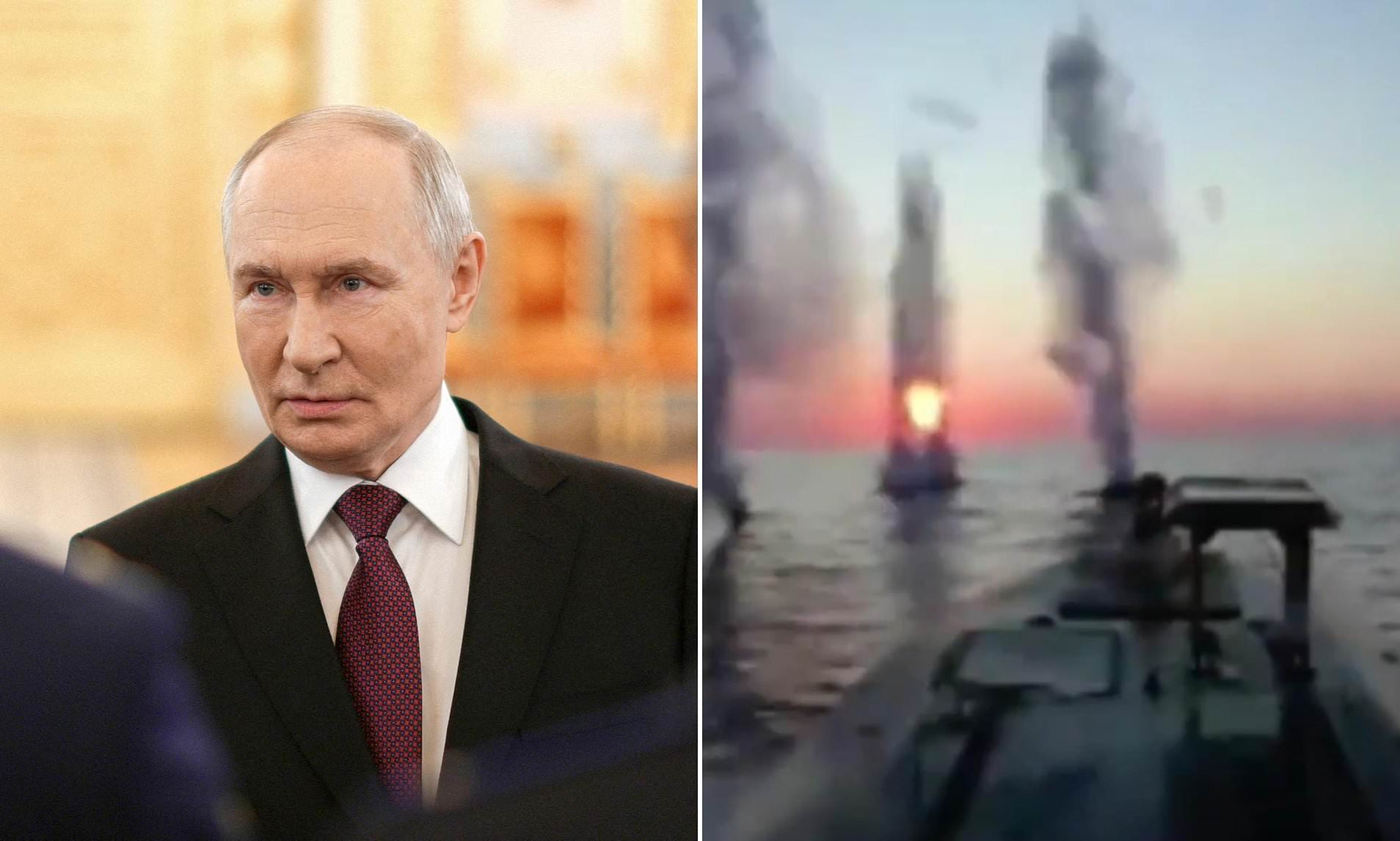 Putin attempts to quell panic as Ukraine hits two dozen oil tankers as well as refineries in a week