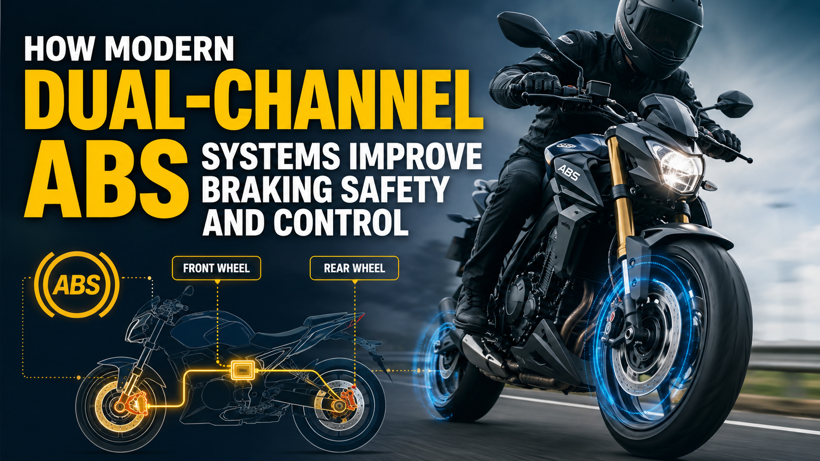 How modern dual-channel ABS systems improve braking safety and control