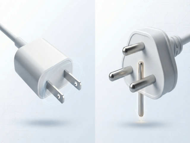 Plug types: 2-pin and 3-pin plugs—is it just a difference in design, or ...