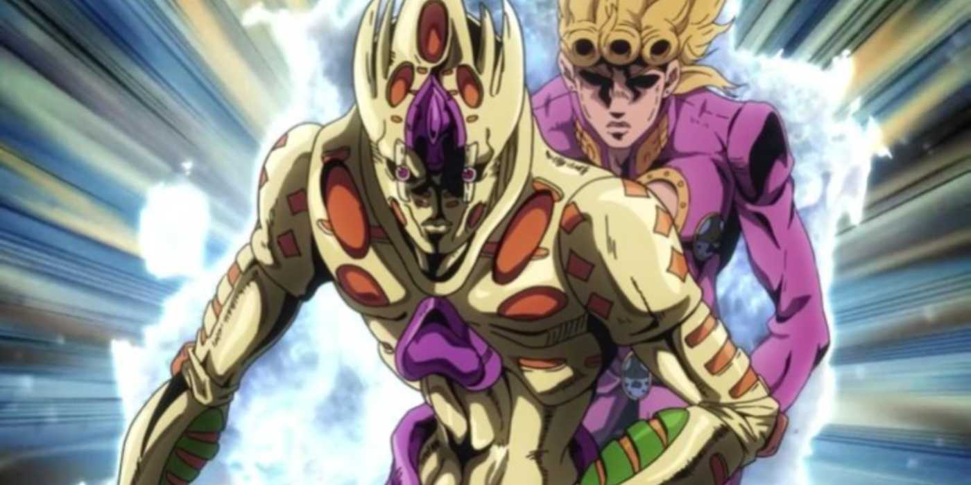 Giorno Giovanna activates Gold Experience Requiem while being dead in JoJo's Bizarre Adventure: Golden Wind.