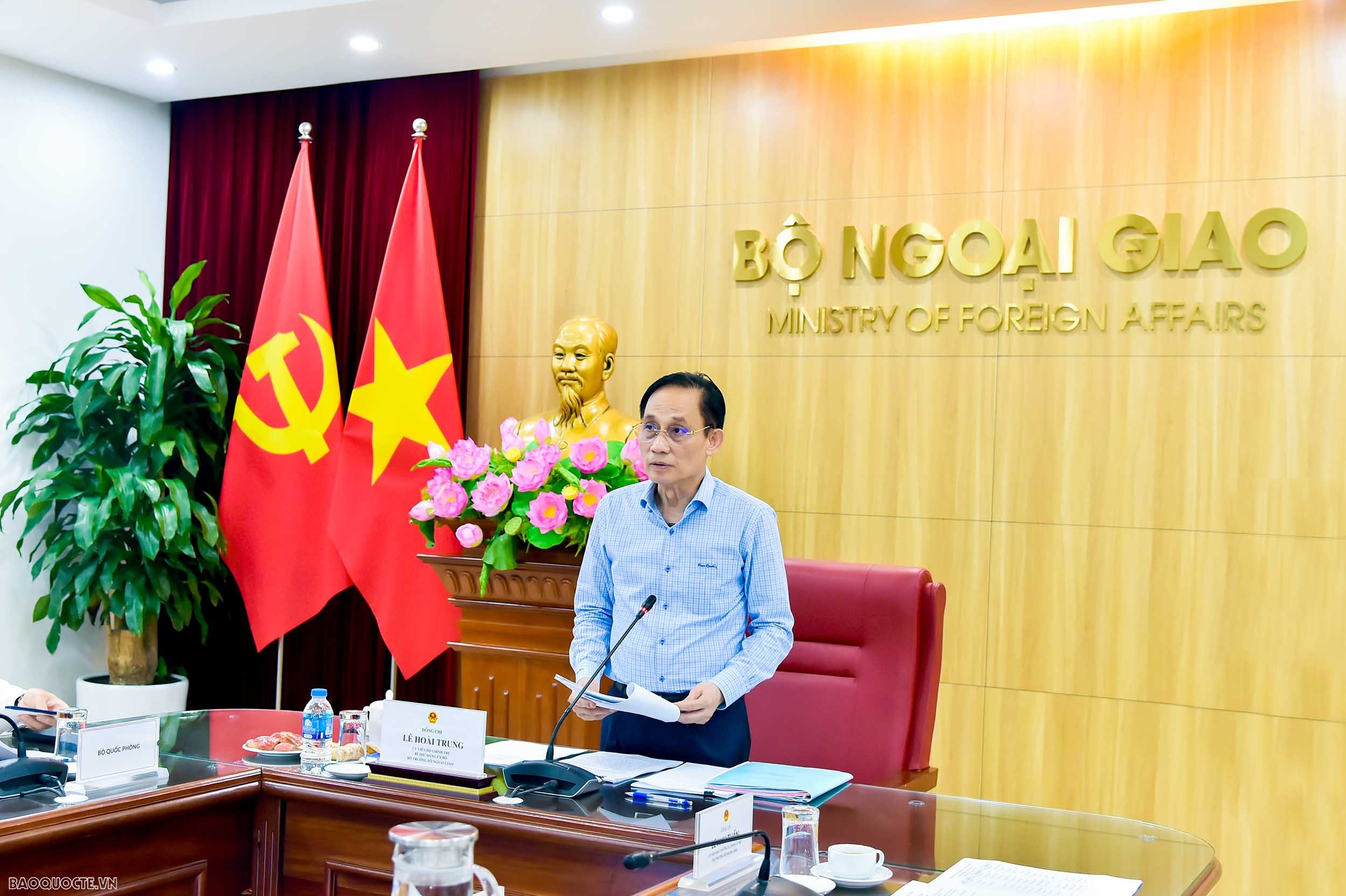 Bộ Ngoại giao tổ chức cuộc họp liên ngành về rà soát, đôn đốc thực hiện các cam kết, thỏa thuận quốc tế