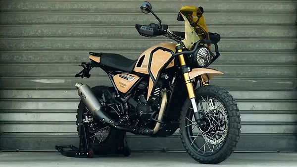 Dune 400 is the coolest iteration of Triumph Scrambler 400 XC