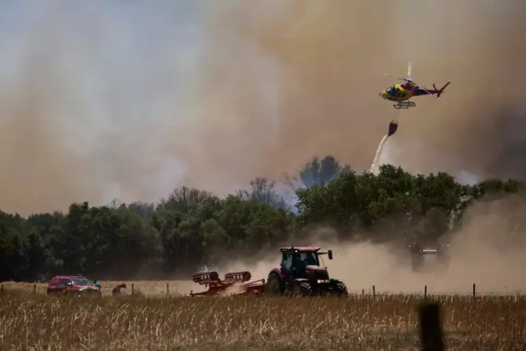 Incendio en la Bisbal de l'Empordà este 3 de julio