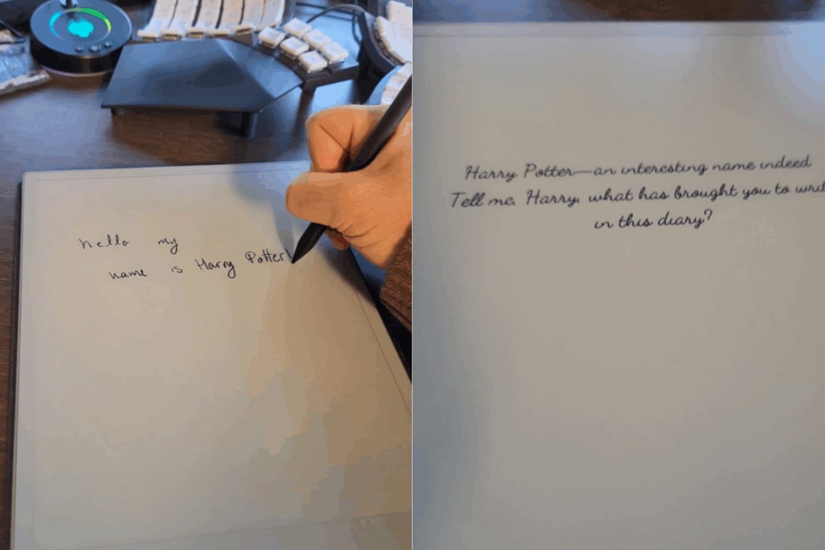 Tom Riddle’s magical diary from Harry Potter has come to life, thanks ...