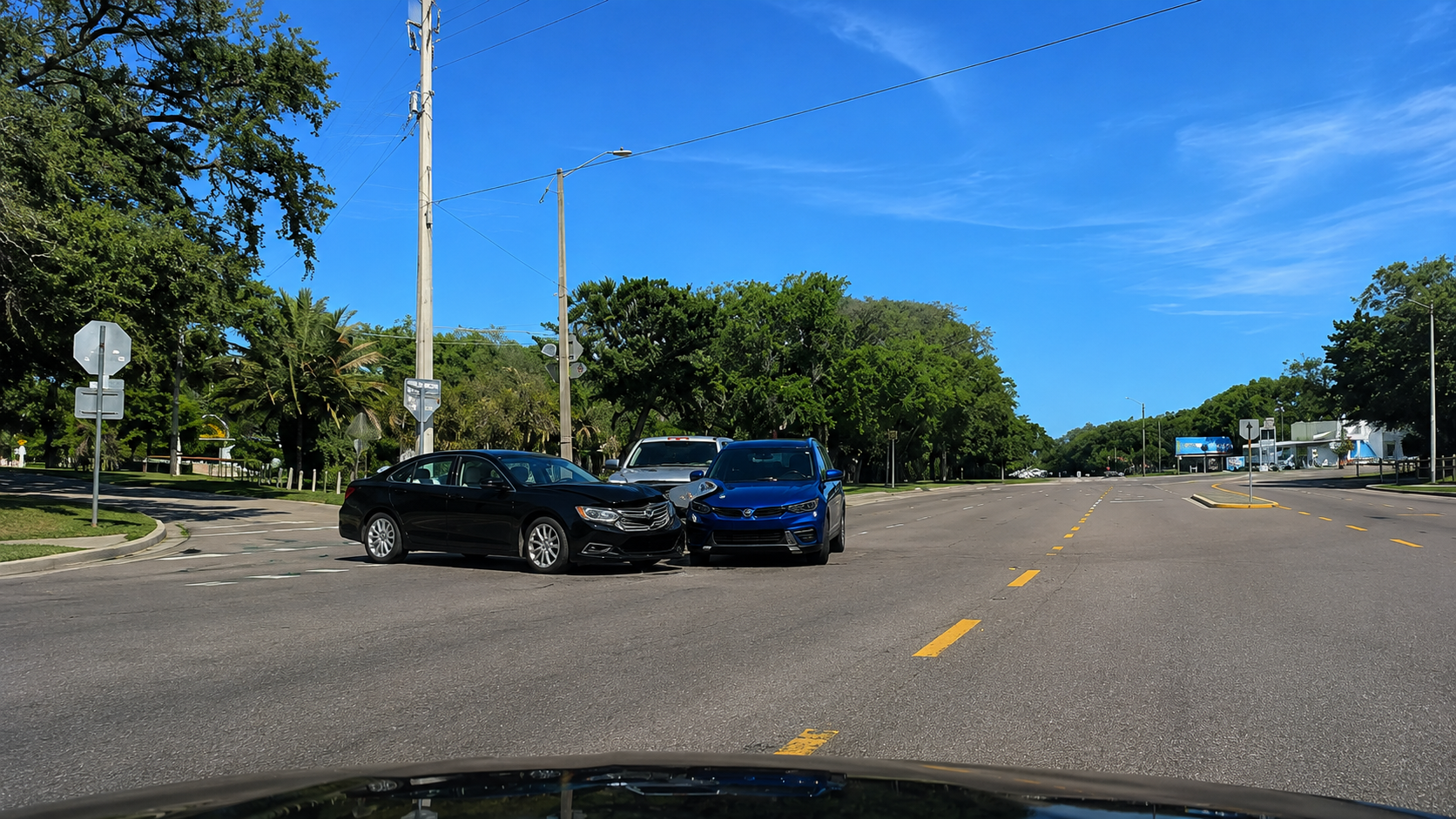 Inattentive driver quickly learns to check both sides of the road