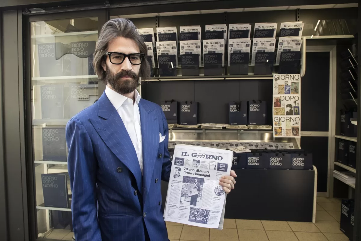Milano, Celebrazione dei 70 anni del quotidiano milanese Il Giorno