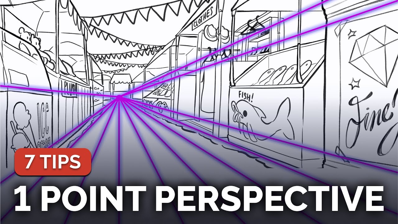 One point perspective guide simple techniques for realistic scenes