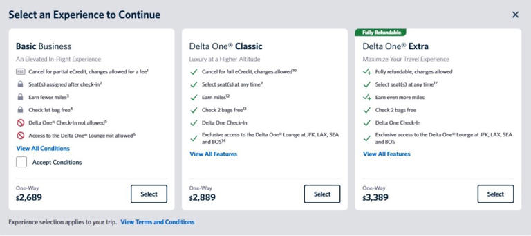 Delta launches 'cheaper' first-class fares – here's what flyers can expect