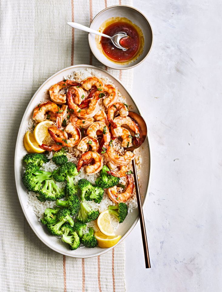 Shrimp with Honey-Garlic Sauce