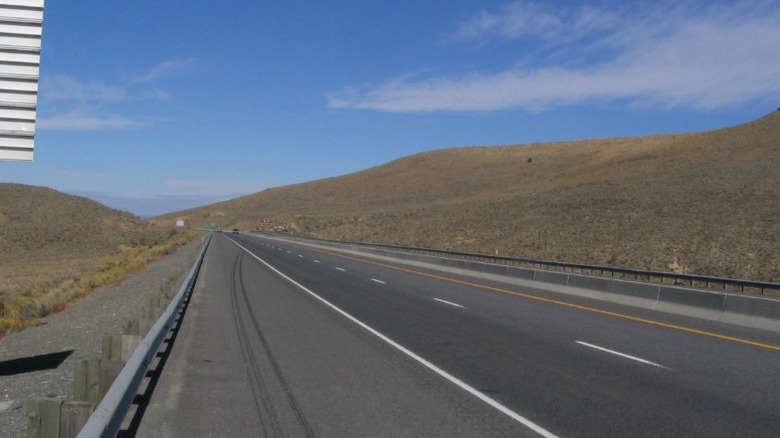Interstate 84 close to Baker City, Oregon