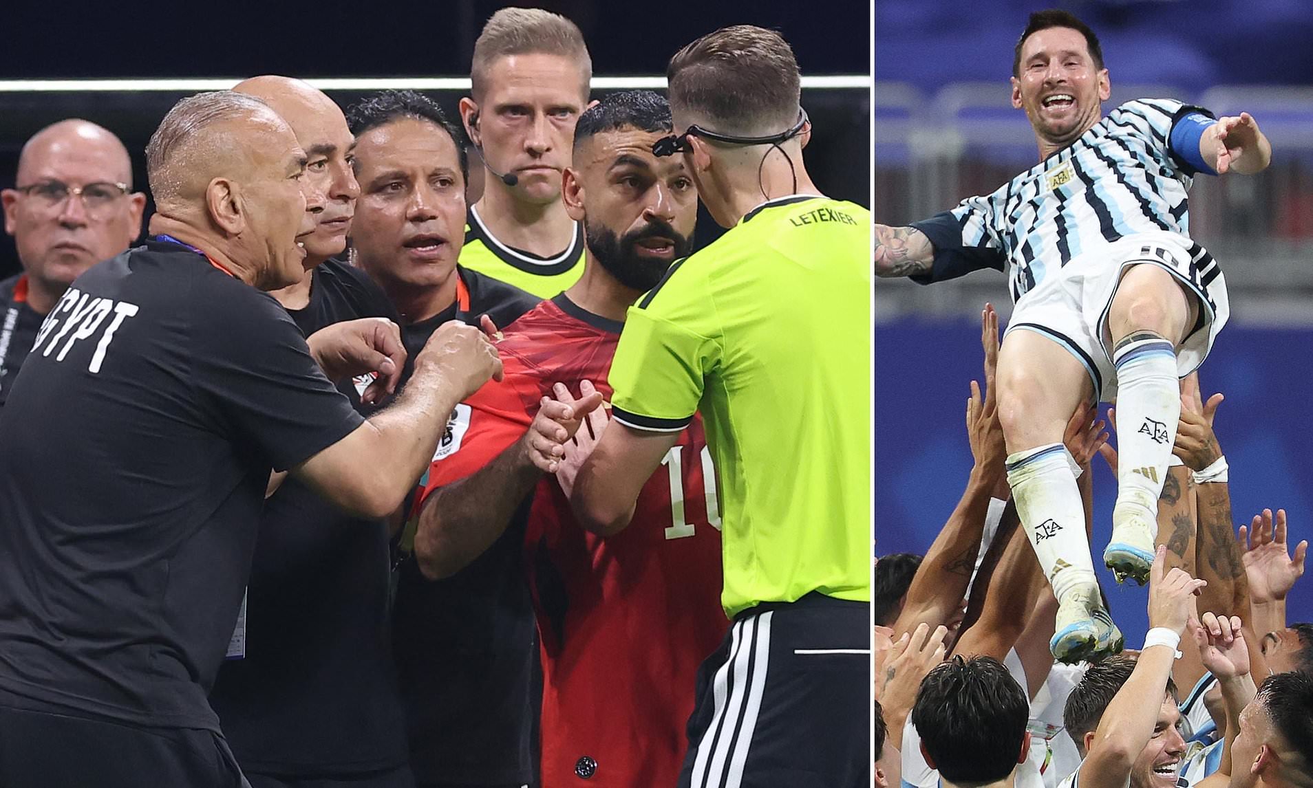 FIFA blast conspiracy theories and insist World Cup refs are NOT fixing it for Lionel Messi to win