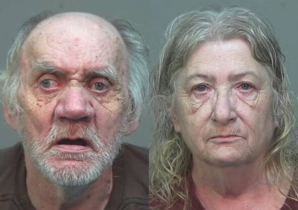 An image displaying two individuals, a male and a female, both appearing to be of advanced age. The male is positioned on the le