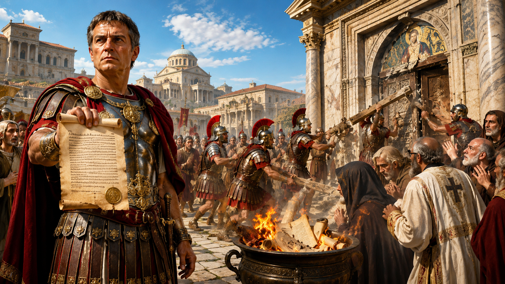 The Roman war on Christianity - How 303 AD nearly changed history