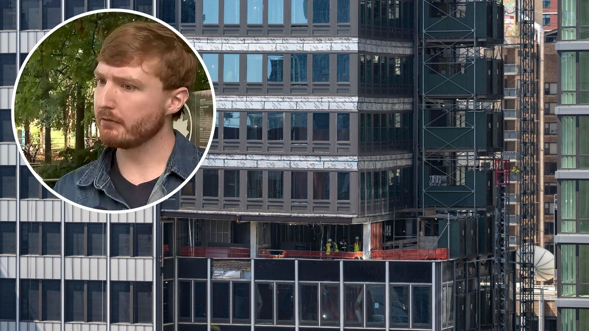 Worker details dramatic evacuation after high-rise columns buckled in ...