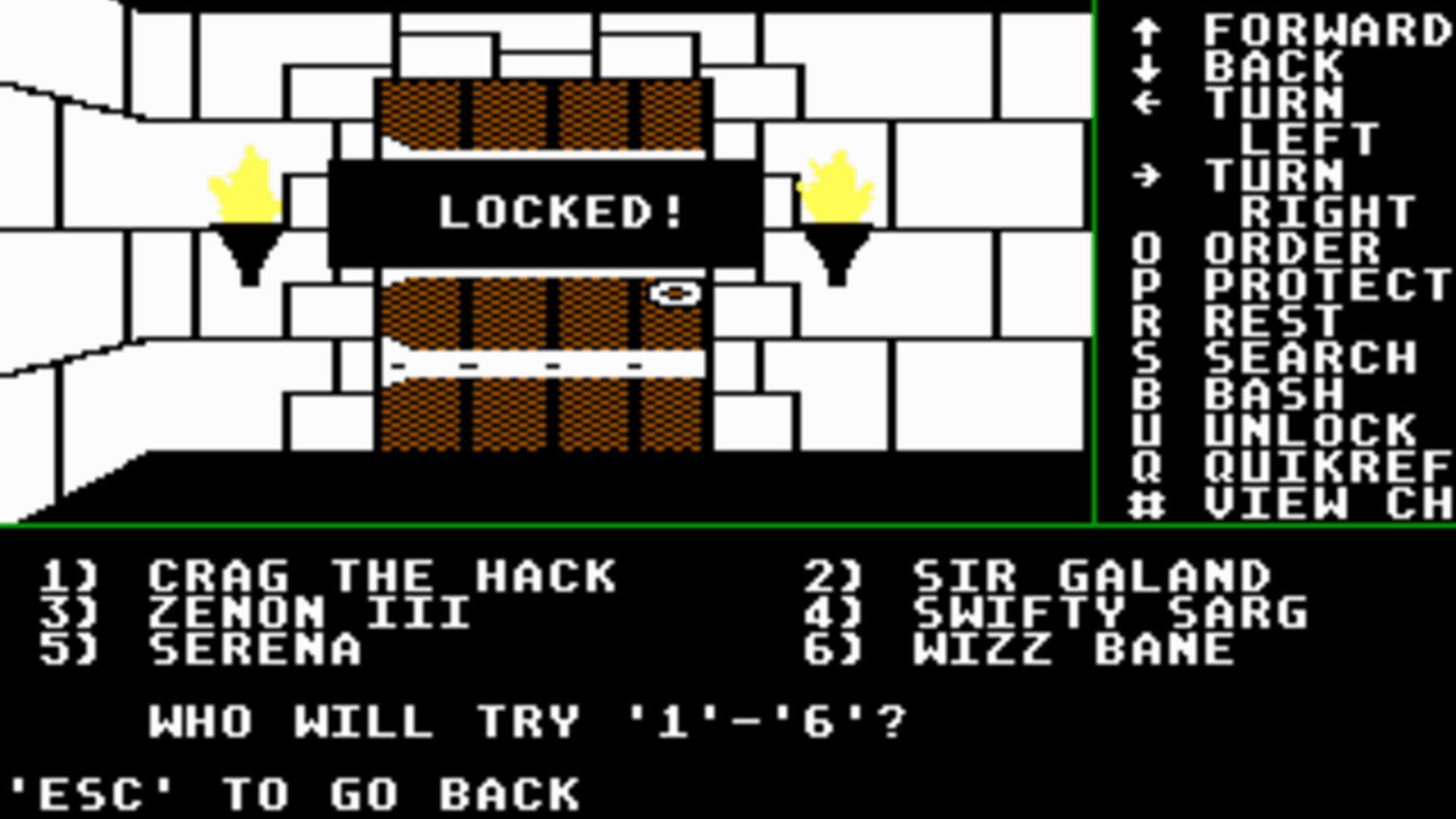 Might and Magic Book One: The Secret of the Inner Sanctum gameplay