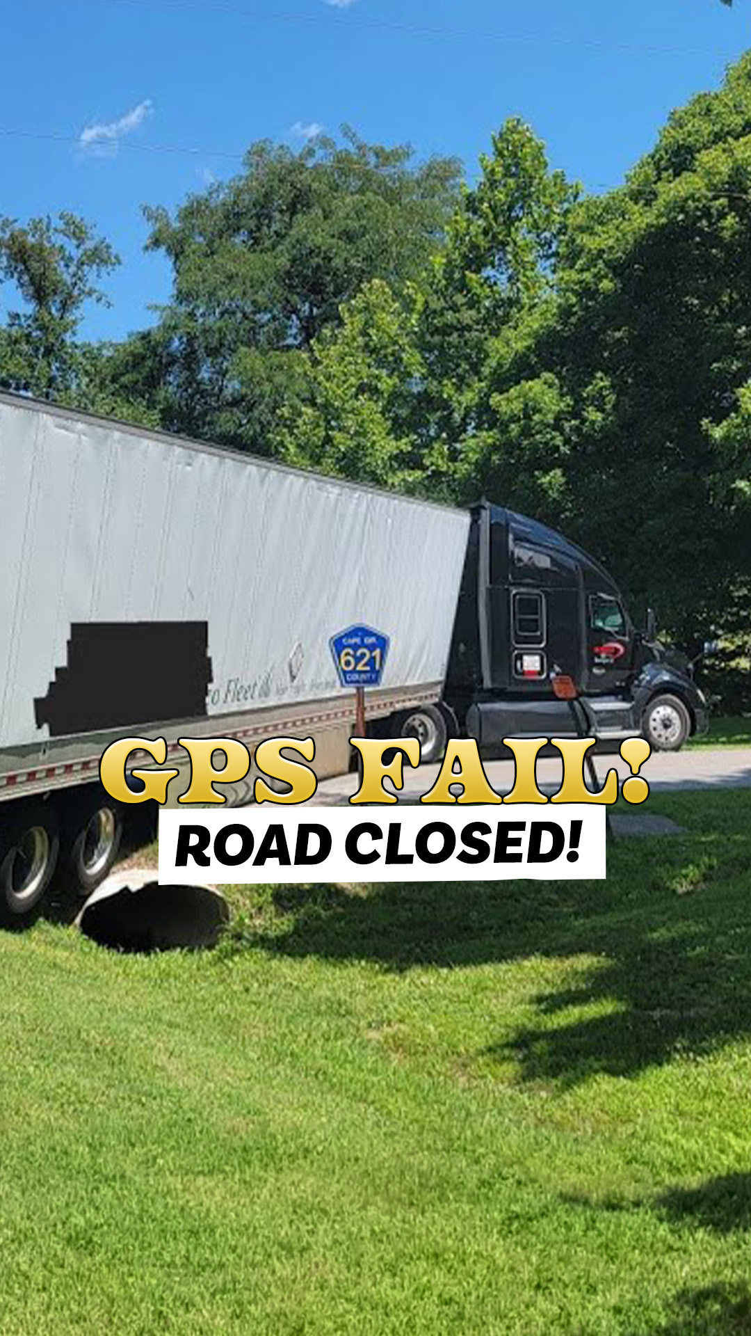 GPS fail & road closed