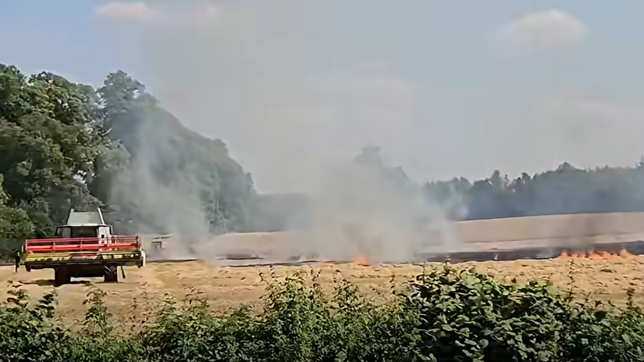 Multiple crews called to two-acre field fire