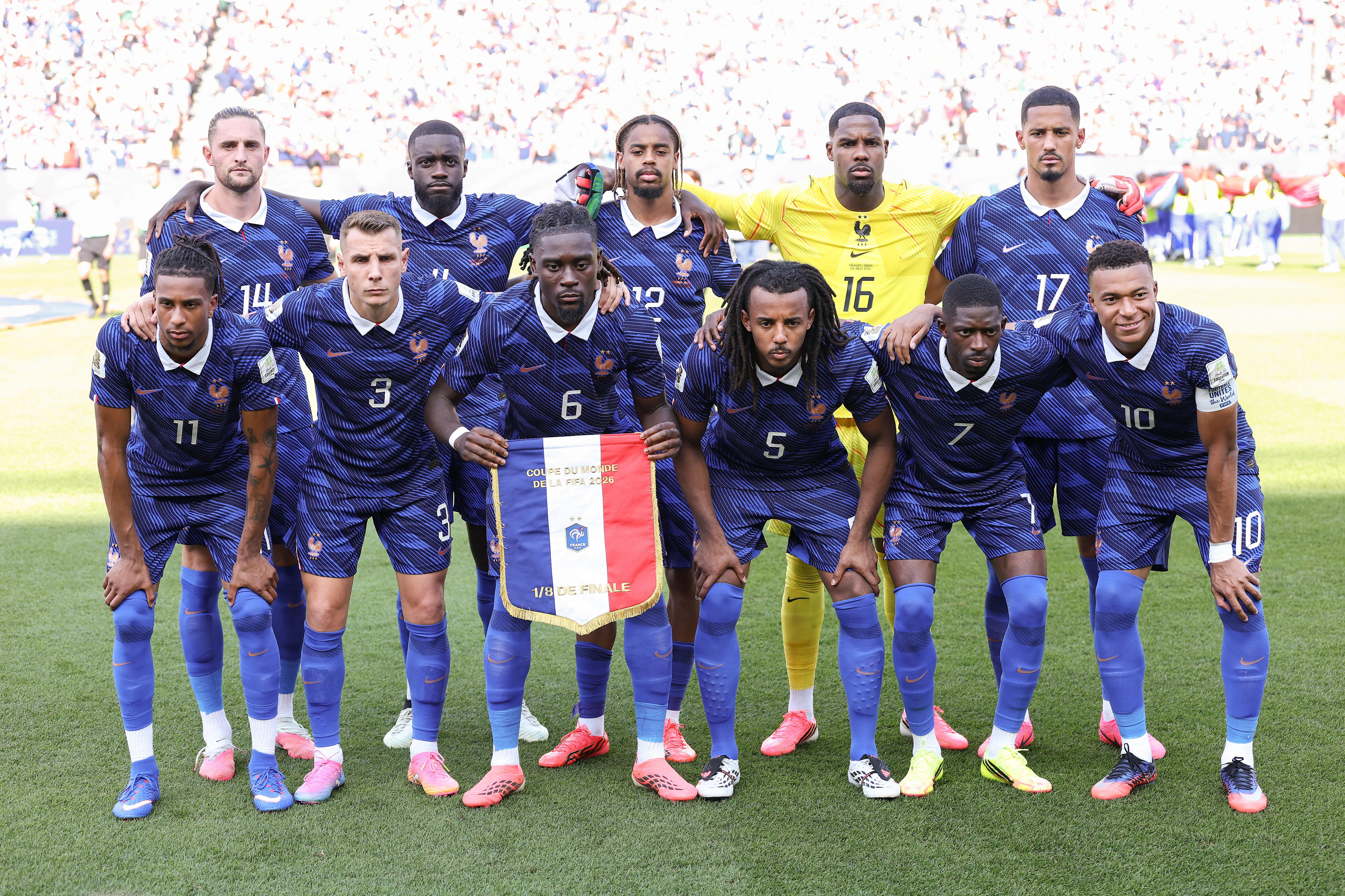 2026 France World Cup roster for quarterfinal match vs. Morocco