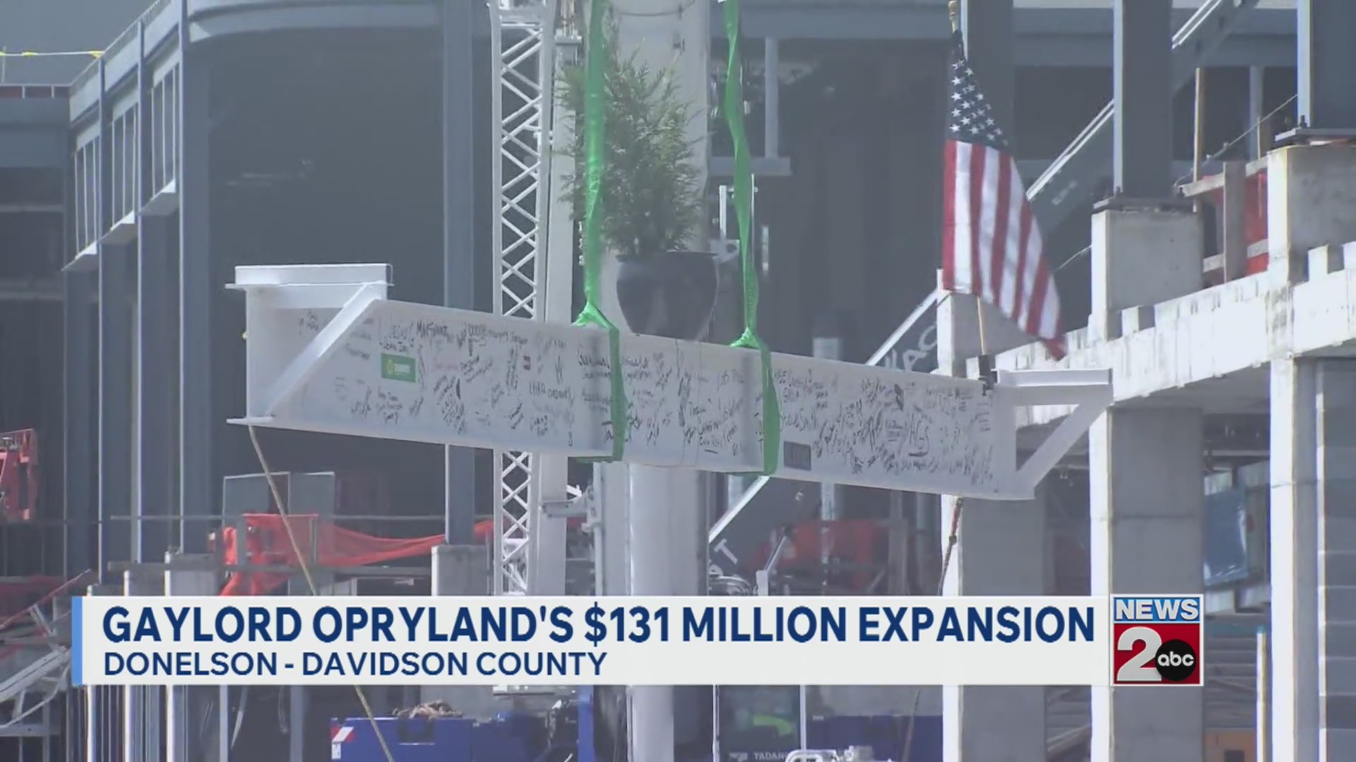 Gaylord Opryland hits milestone in $131M expansion