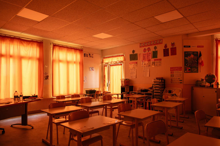 More than 1,000 schools either closed or partially closed on the Thursday and Friday of that week (AFP/Getty)