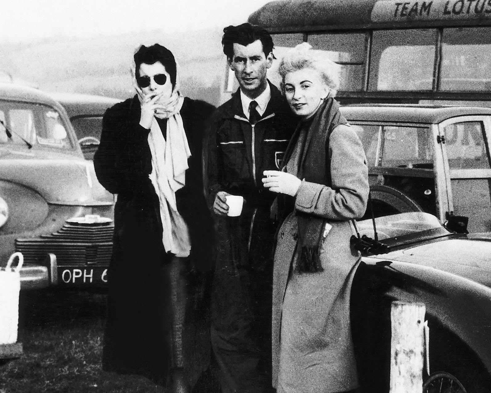 Ruth Ellis, right, with Derek Blakely, whose murder she was hanged for in 1955. Photograph: Trinity Mirror/Mirrorpix/Alamy