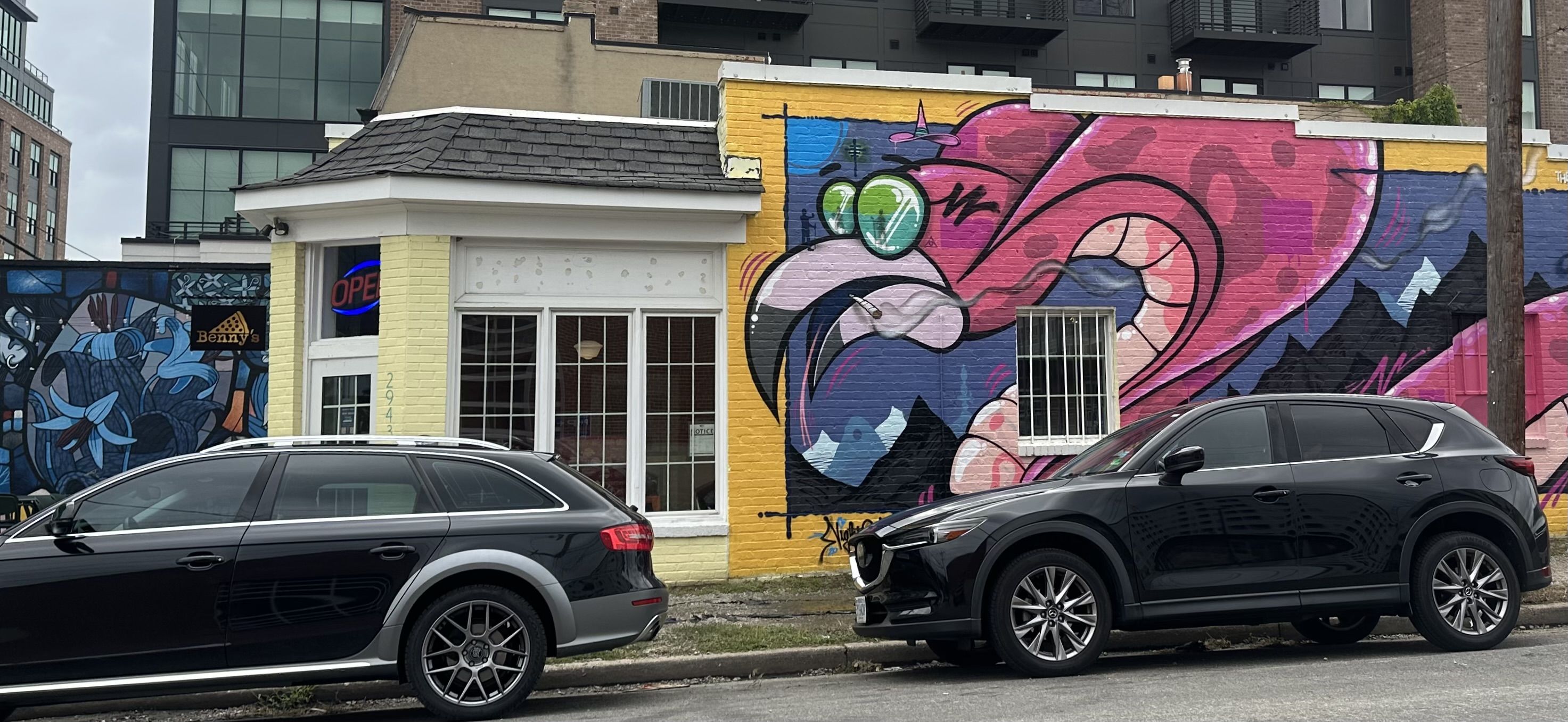 Benny's giant pizza lands in Scott's Addition