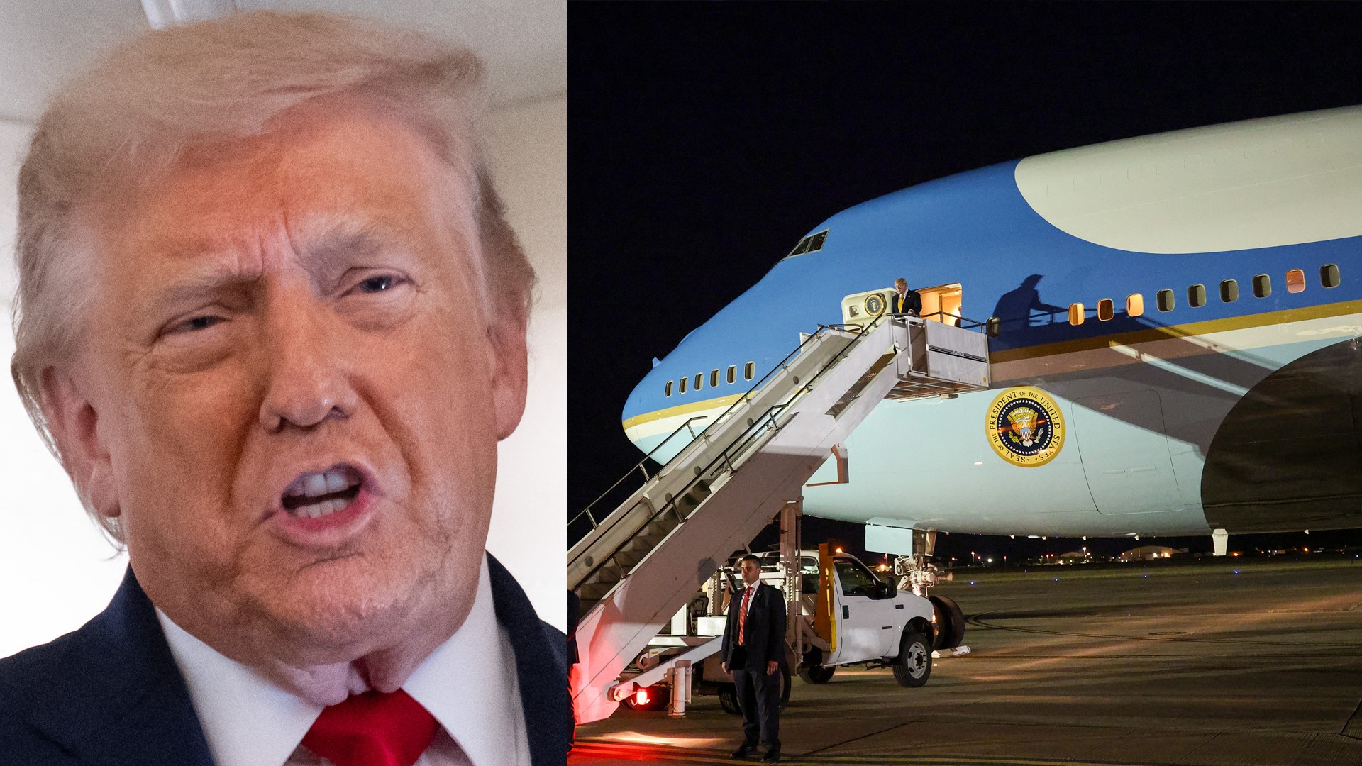 Qatari-gifted AF1 switched out over security concern after rush to ...