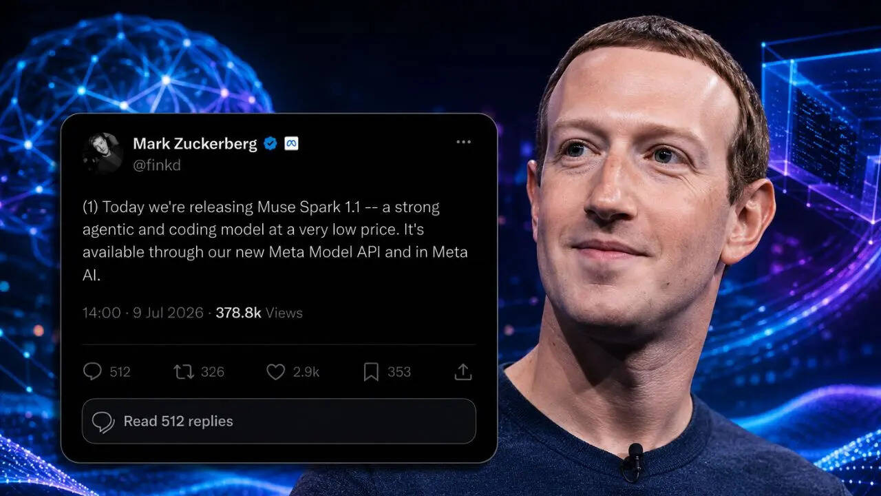Mark Zuckerberg's Meta launches Muse Spark 1.1 preview to accelerate AI ...
