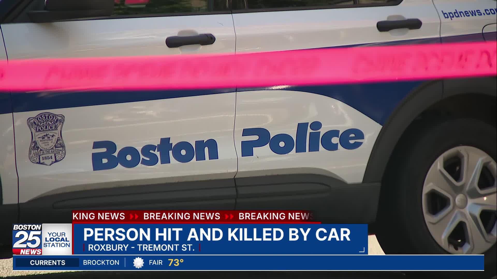 Investigation underway after pedestrian struck, killed in Boston