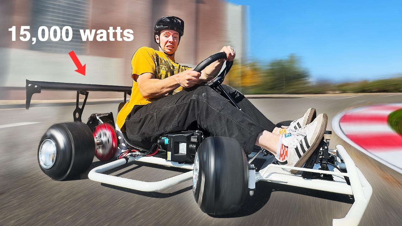 I built my dream drift kart with Surron power!🏎️