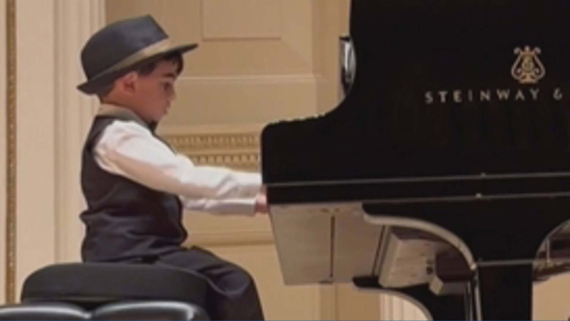 Four-year-old piano prodigy performs at Carnegie Hall for the second time