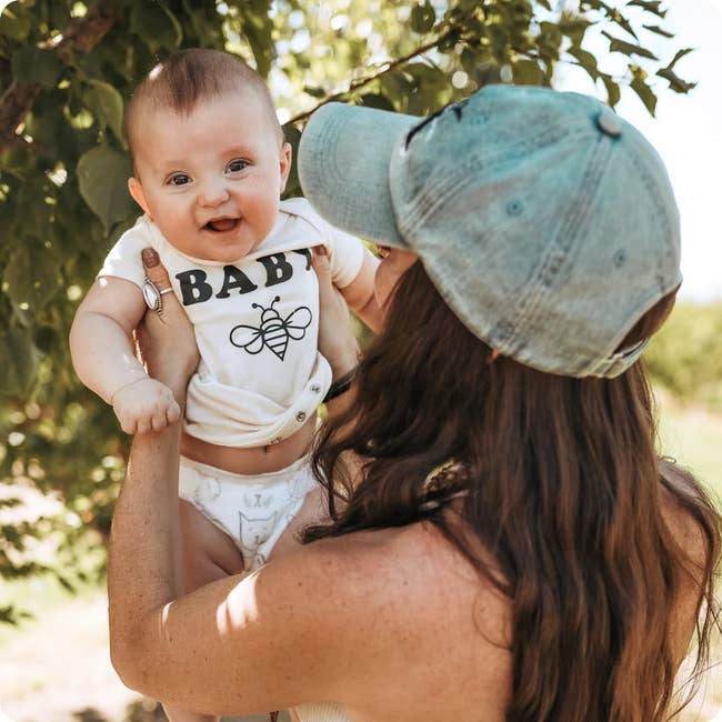 baby in diaper