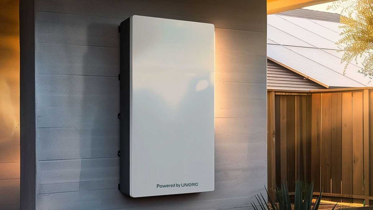 UNIGRID Na+Casa sodium ion home battery system.