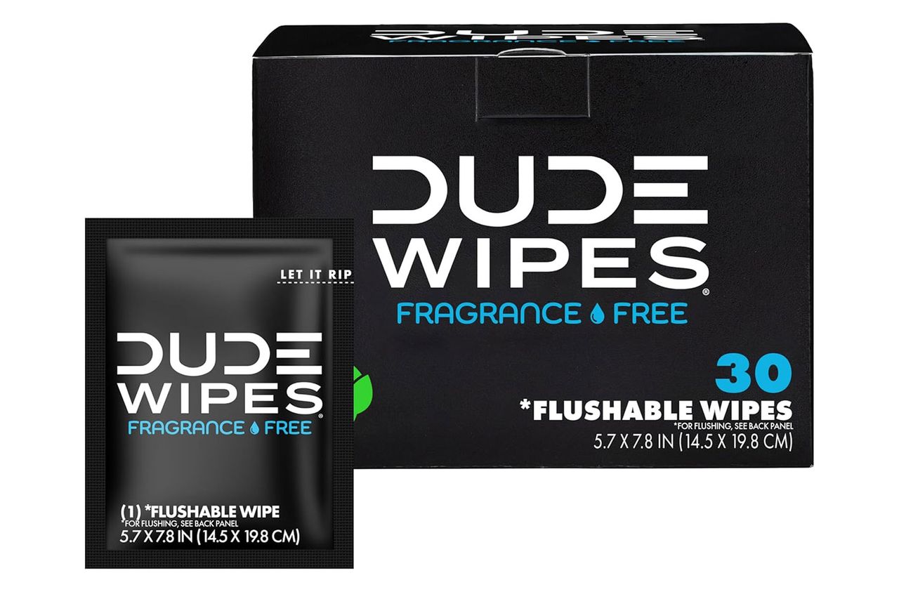 Amazon DUDE Wipes On-The-Go Flushable Wipes