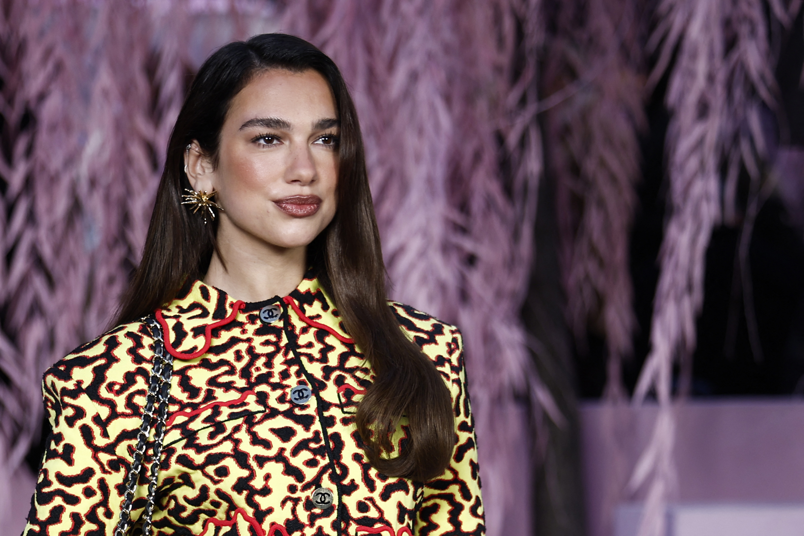 Dua Lipa rewears her signature bandana in a boho biker look that defines celebrity style