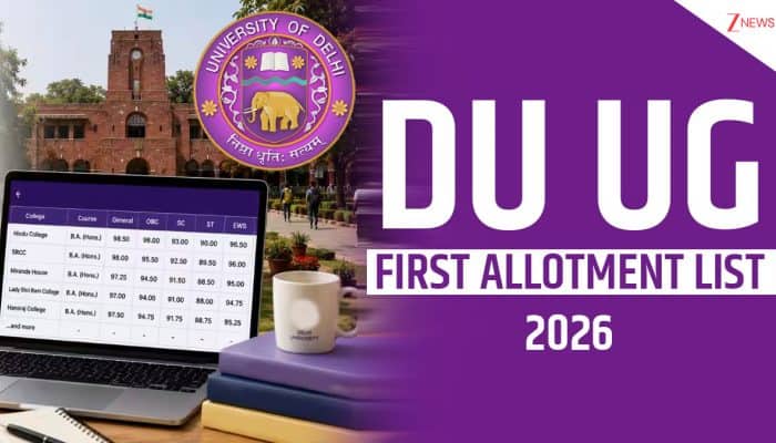 DU UG admission 2026: First allotment list to be released today at 5 PM ...